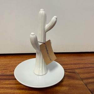Ceramic Cactus Ring Holder- NWT
